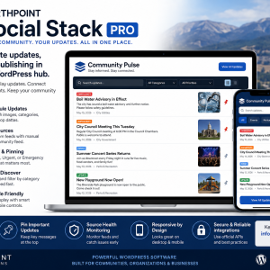 Northpoint Social Stack Pro – WordPress Social & Community Feed Plugin