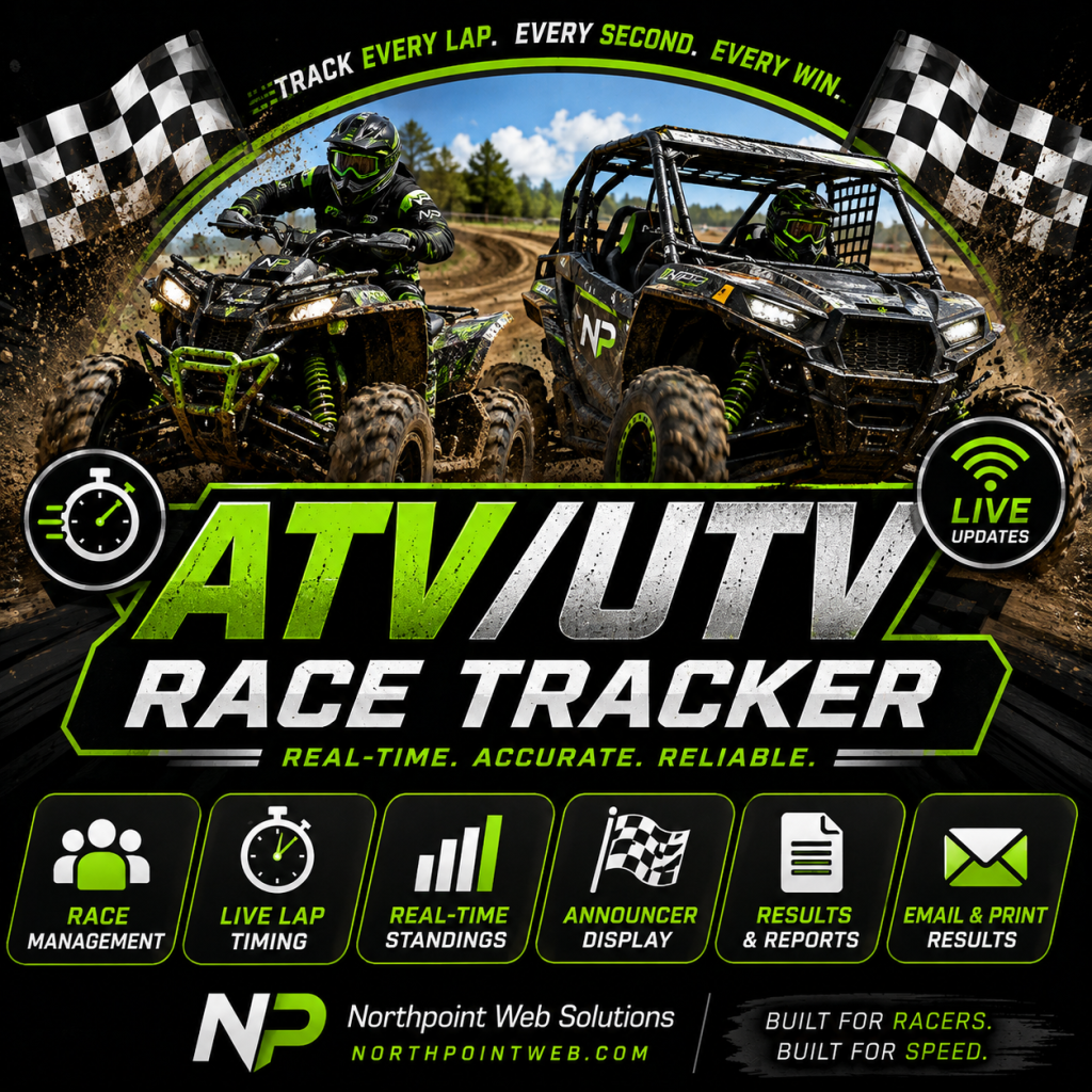 atv utv race tracker lap counter multiuser
