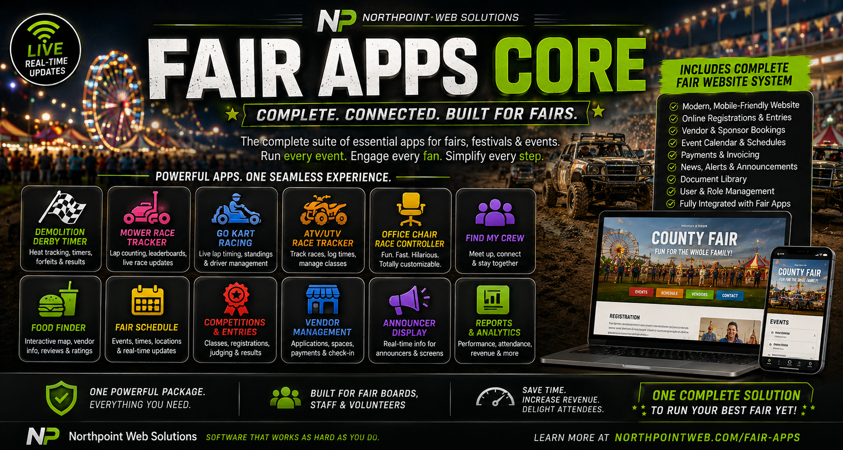 Northpoint Fair Apps Core – Complete Fair Management Software Suite Northpoint Fair Apps Core – Complete Fair Management Software Suite
