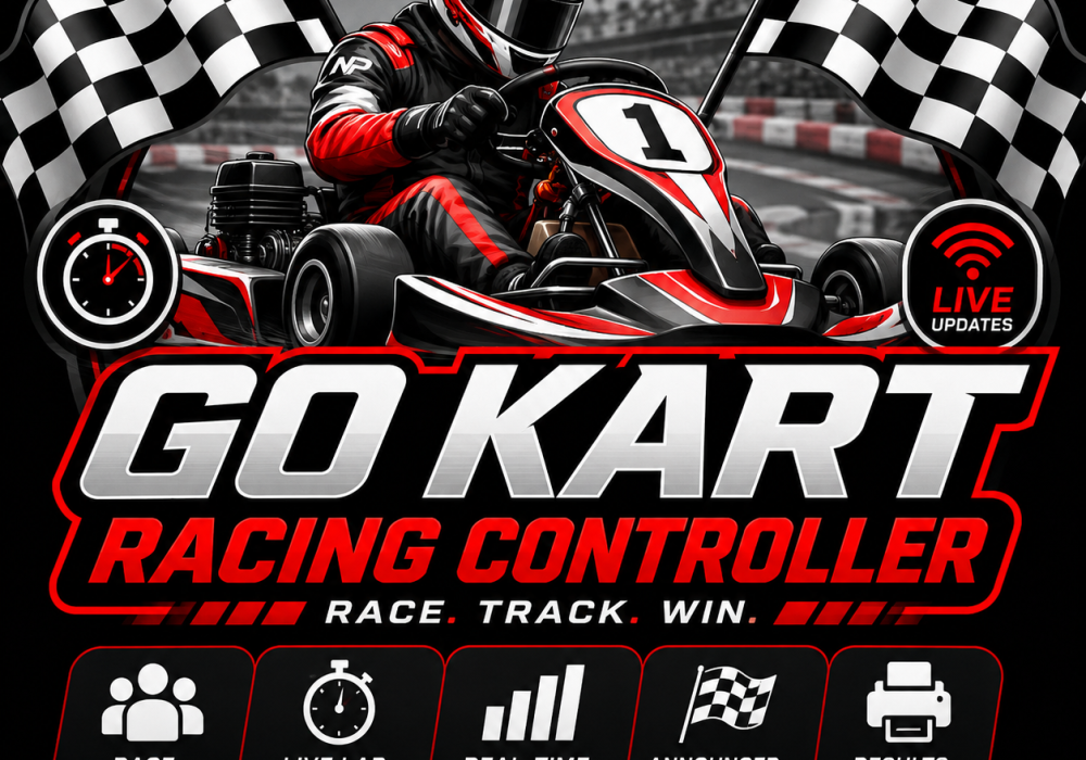 go kart racing tracking lap app