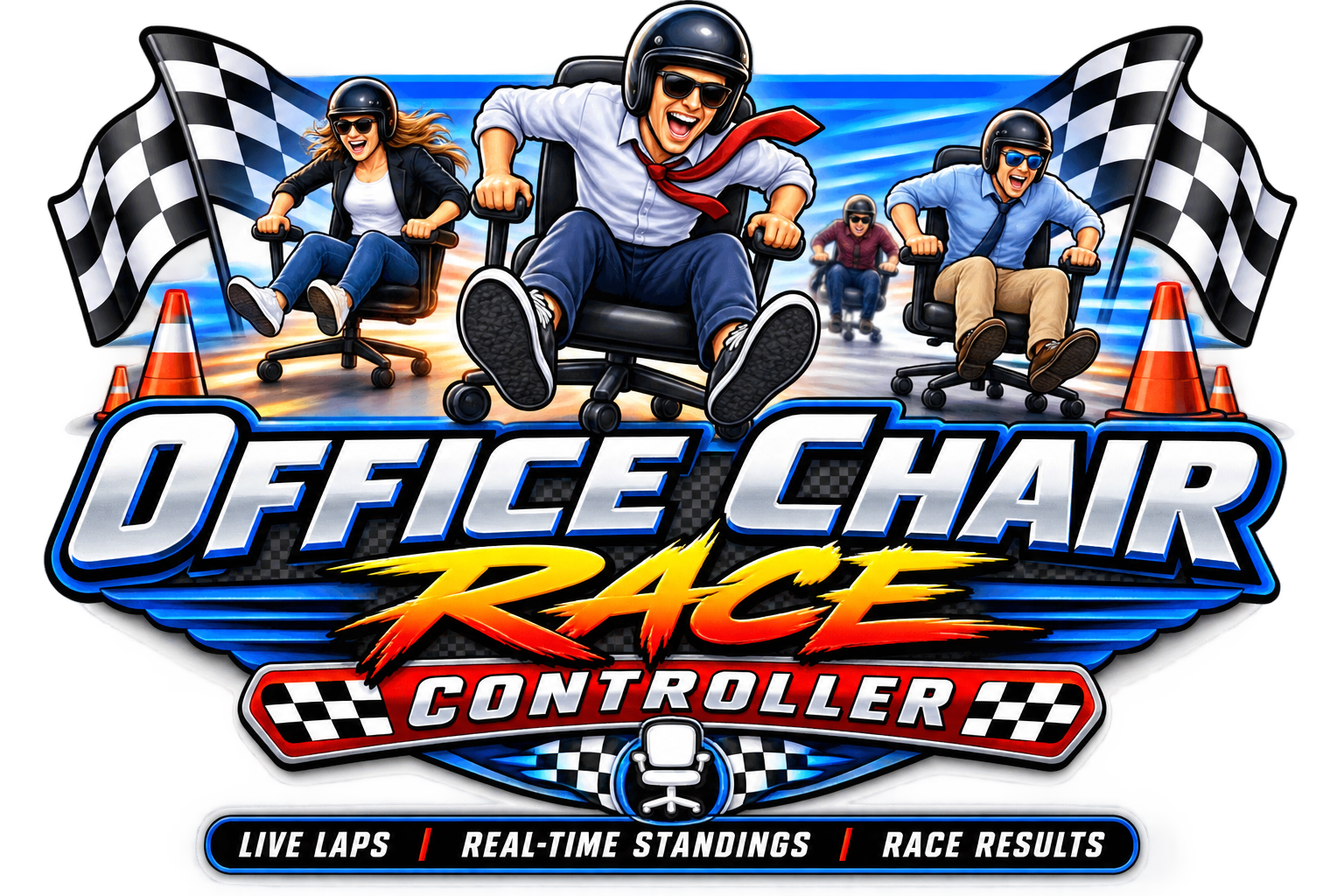 Office games - chair racing app